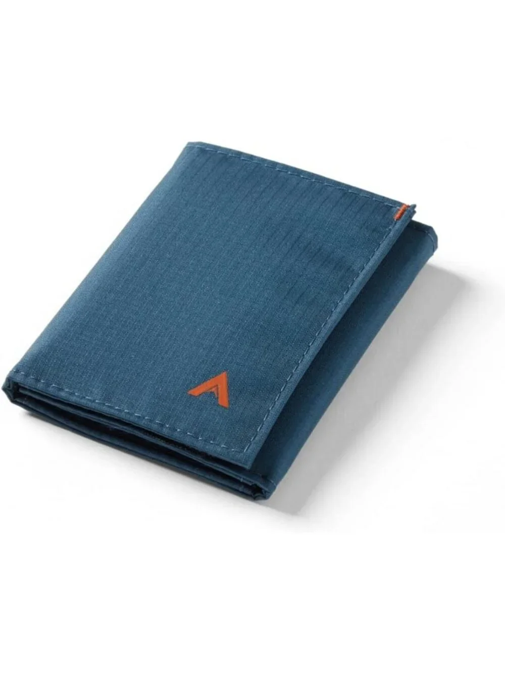 RFID Blocking Trifold Wallet for Men & Women - Durable Nylon, Indigo Blue Color